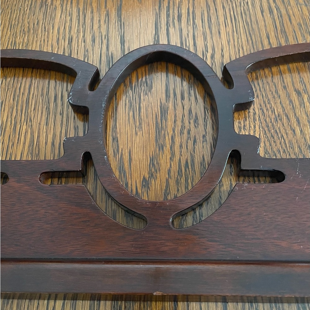 Wood Decorative music rack for piano in Dark Mahogany - Picture 2 of 2